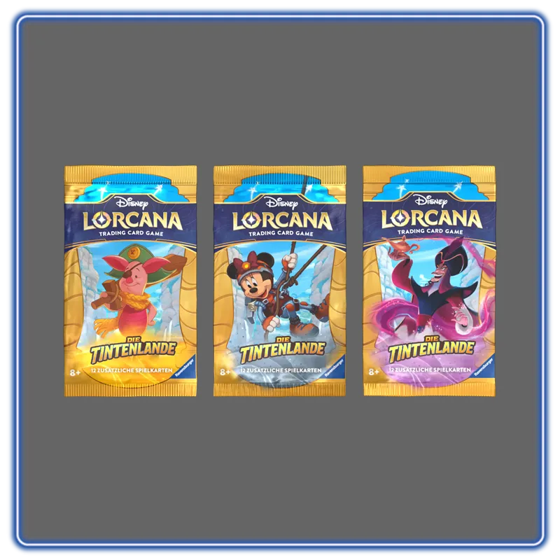 LIVE BREAK! Disney Lorcana | Die Tintenlande 6x Booster - Deutsch